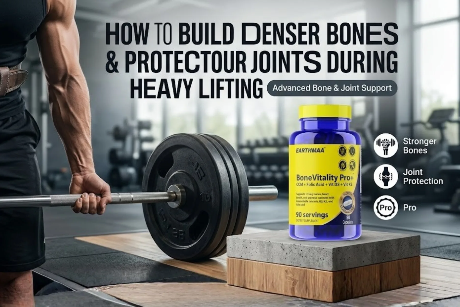How to Build Denser Bones & Protect Your Joints During Heavy Lifting